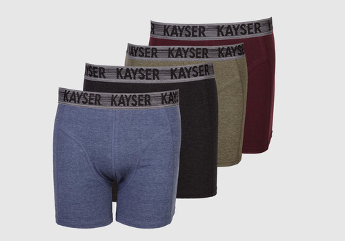 Pack 4xboxer Largo Azul P493.300m-azu Kayser