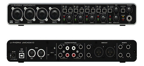 Interface Behringer U-phoria Umc404hd Inmediato