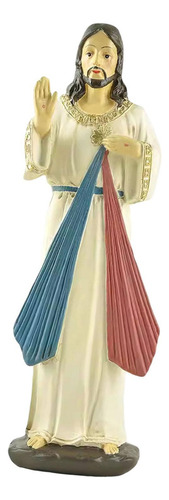 Ls Resina Figura Divina Misericordia De Jesús Ornamento De
