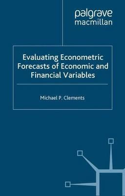 Libro Evaluating Econometric Forecasts Of Economic And Fi...