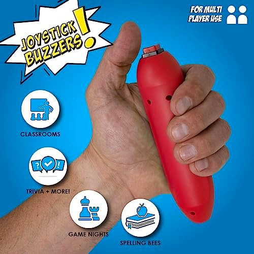 Teachers Choice - Zumbadores De Juego Con Joystick De Mano,
