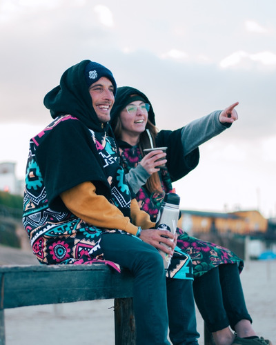 Imagen 5 de 10 de Poncho Cambiador De Toalla Secado Rapido Unisex Grins