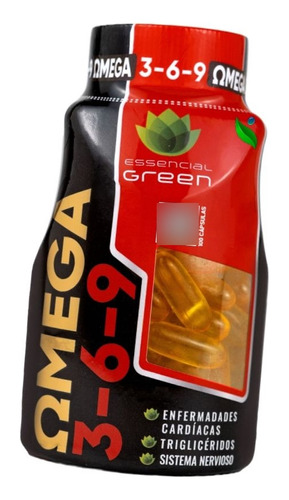 Omega 369 1,000mg Vegano ( Linaza ) X 100 Cáps