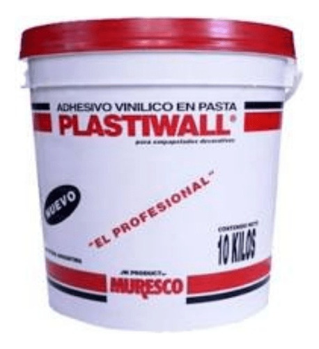 Adhesivo Pegamento Vinílico Para Empapelado 10kg Plastiwall 