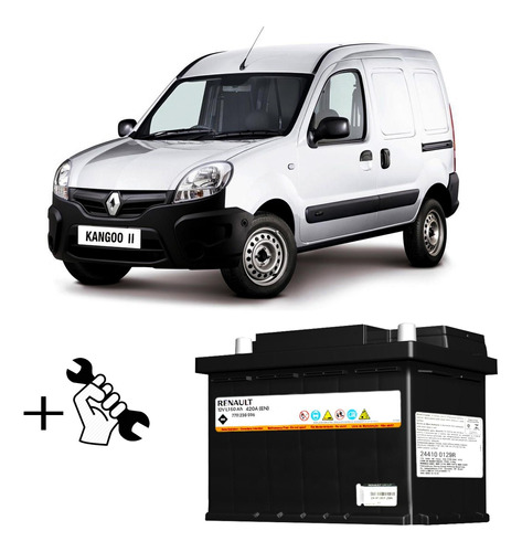 Bateria 50 Amp 12v Renault Kangoo Con Instalacion