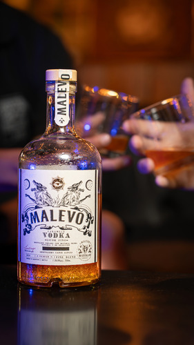 Malevo Vodka, Licor De Caramelo X 1 Botella. 750ml