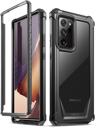 Funda Para Samsung Galaxy Note 20 Ultra(negro/transparente)