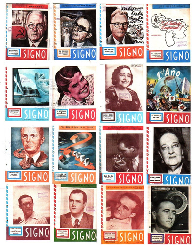 Antigua Revista Signo Año 1952 Jovito Villalba Alfredo Boult