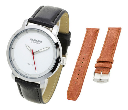 Reloj Europa By Diesel Hombre 4014 - Con 2 Mallas Wr30 Metal