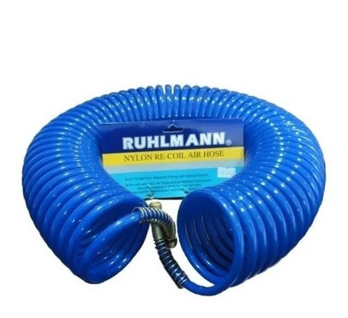 Manguera Espiralada Para Compresor 1/4'' X 15 Mt Ruhlmann