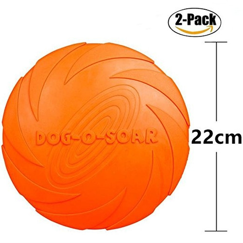 Frisbee Dog Maikerry (2-pack) Caucho Folleto Perro Del Disco