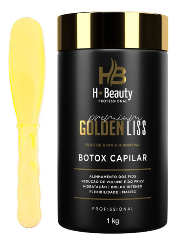 Botox Capilar Golden Liss Hbeauty 1kg