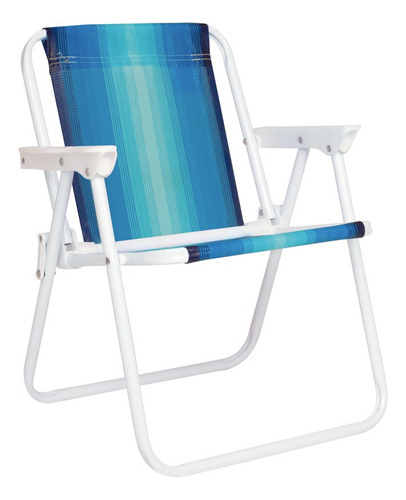 Silla de playa infantil alta de acero Mor Color Blue