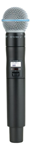 Microfone Shure ULXD2/B58 Dinâmico Supercardióide cor preto