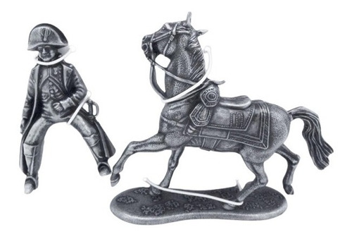 Figura Coleccionable Napoleón A Caballo Metal