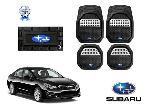 Tapetes 4pz Charola 3d Logo Subaru Impreza Sedan 2013 A 2022