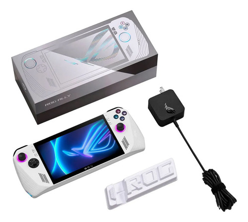 Consola Portátil Asus Rog Ally Amd Z1 512gb Ssd, 16gb Ram Color Blanco