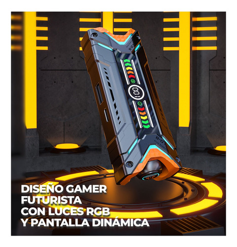 Audífonos Bluetooth Gamer Con Power Bank