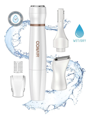 Aparador De Depilação Facial Conair All-in-1 Para Mulheres