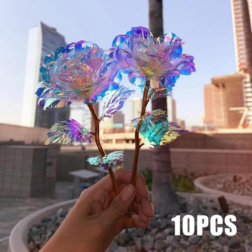10 Piezas De Rosas Artificiales Que Duran Para