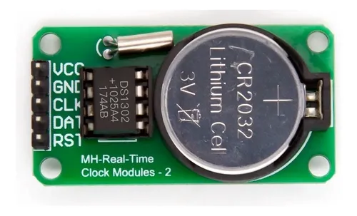 Módulo Rtc Real Arduino Pic Ds1302 Clock Time Plus