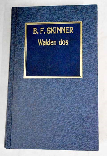 Libro, Walden Dos De B. F. Skinner.