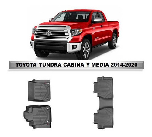 Alfombra Weathertech Bandeja Toyota Tundra 2014-20 Cab Y Med