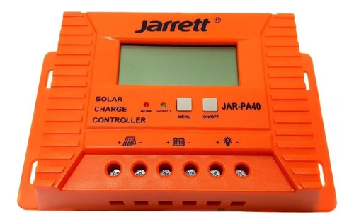 Controlador De Carga Solar 40a Jarret Calidad Superior 