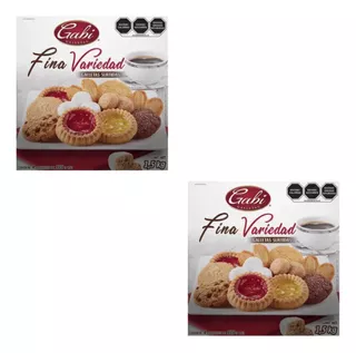 Galletas Gabi Fina Variedad 1.5 Kg - 2 Cajas