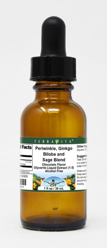 Terravita Extracto Líquido Memoria Sabor Chocolate 1oz