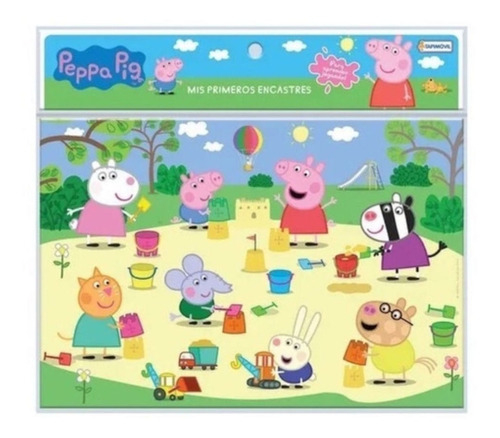 Rompezabezas Mis Primeros Encastres Puzzle Goma Peppa Pig