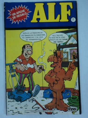 Alf Comic #7 En La Casa Del Vecino Editorial Cinco 1988