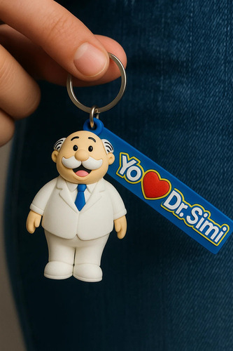 Llavero Dr. Simi Corporativo Pvc Silicón Colgante Doctor