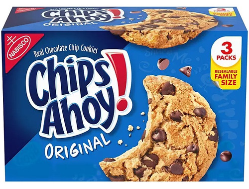 Nabisco Galletas Chips Ahoy Original! Americanas 3pz De 516g