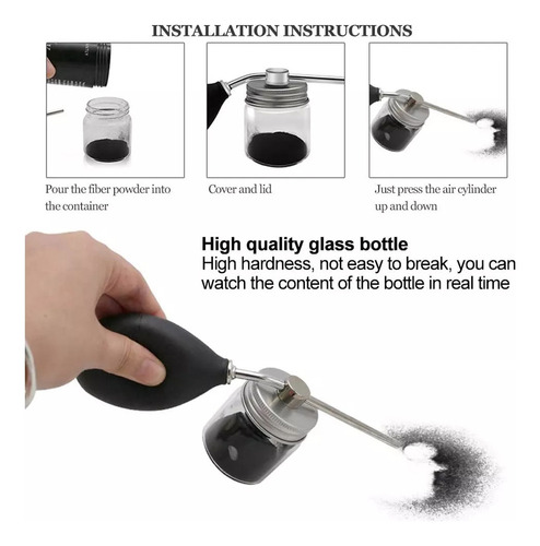 Aplicador De Fibras Capilares For Cabello