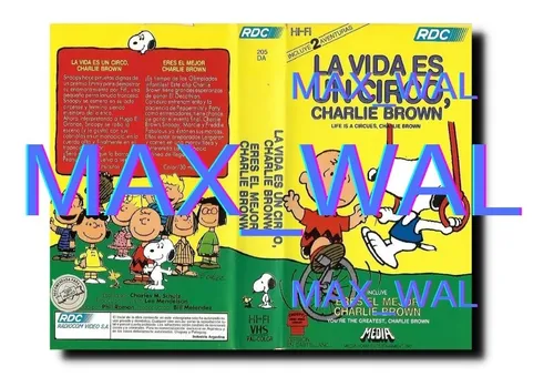 La Vida Es Un Circo Charlie Brown La Vida Es Un Circo + Eres El Mejor Charlie Brown Vhs Nuevo en venta en