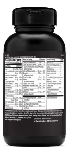 Suplemento Multivitamínico Gnc Mega Men 50 Plus 60 Comprimid