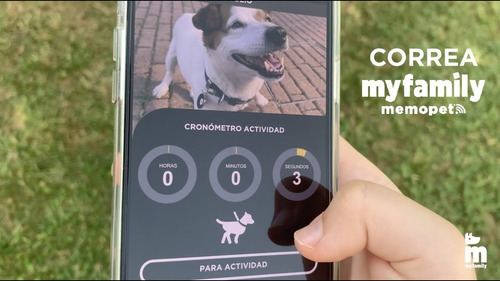 Correa Perros Chip Nfc App My Family Memopet 110 Cm X 1,2 Cm