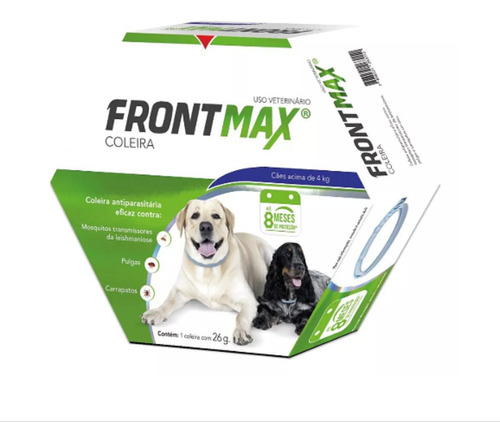 Coleira Antipulgas Frontmax Vetoquinol - 8 Meses