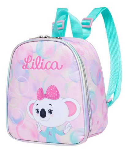 Lancheira Infantil Escolar Lilica Ripilica Bubbles- Pacific