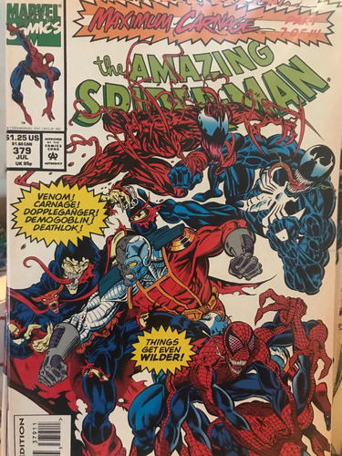 Comic Amazing Spider-man #379. Jul 1993.