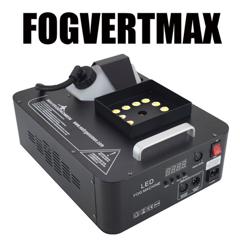 Camara Maquina De Humo Vertical Led Inalambrica Dmx
