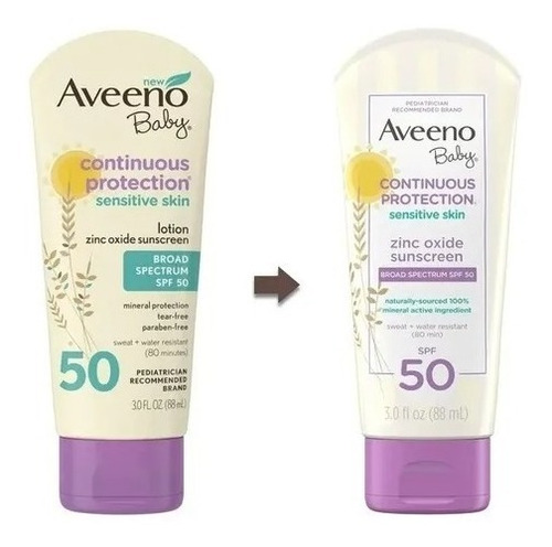 Bloqueador Solar Aveeno Baby Protección Solar Mineral Spf50