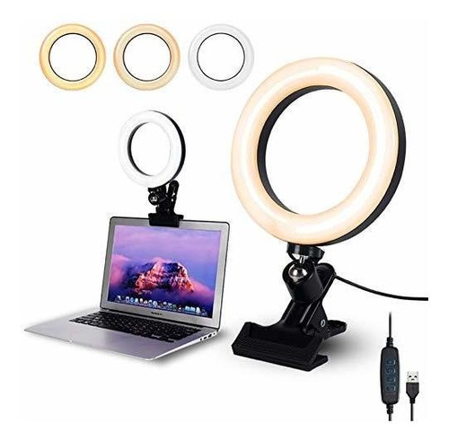 Iluminacion Videoconferencia 6.3  Selfie Ring Light