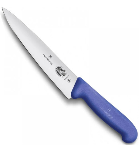 Cuchillo Victorinox Trinchar Hoja 19cm Fibrox Azul 23513