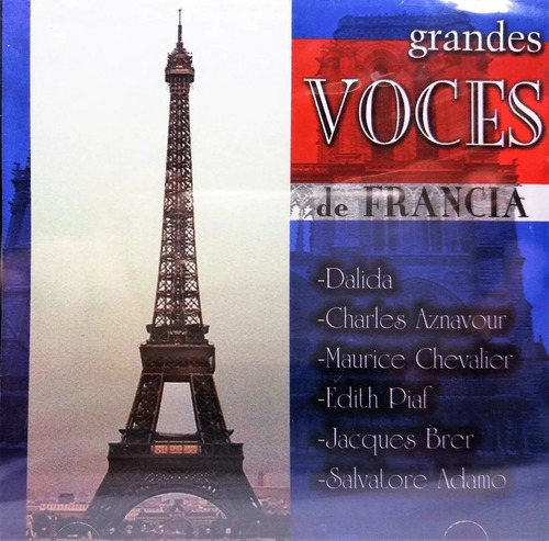 Grandes Voces De Francia Cd Nuevo Cerrado Original En Stock