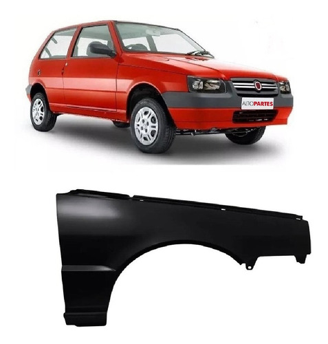 Guardabarro Fiat Uno Fiorino Fire 2004 A 2015 Derecho 