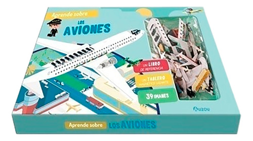 Aprende Sobre Los Aviones - Auzou Libro Infantil Con Imanes