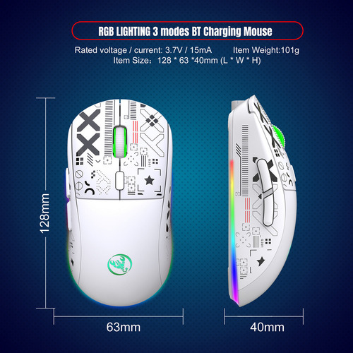Indicador Óptico Keystroke T90 Design Million 2,4 G Hxsjbest