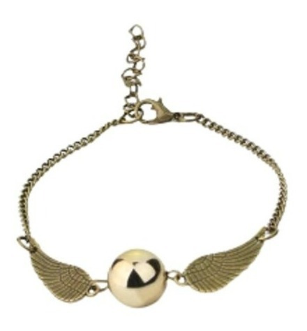 Pulsera Snitch Dorada Harry Potter  Hombre Mujer Quidditch